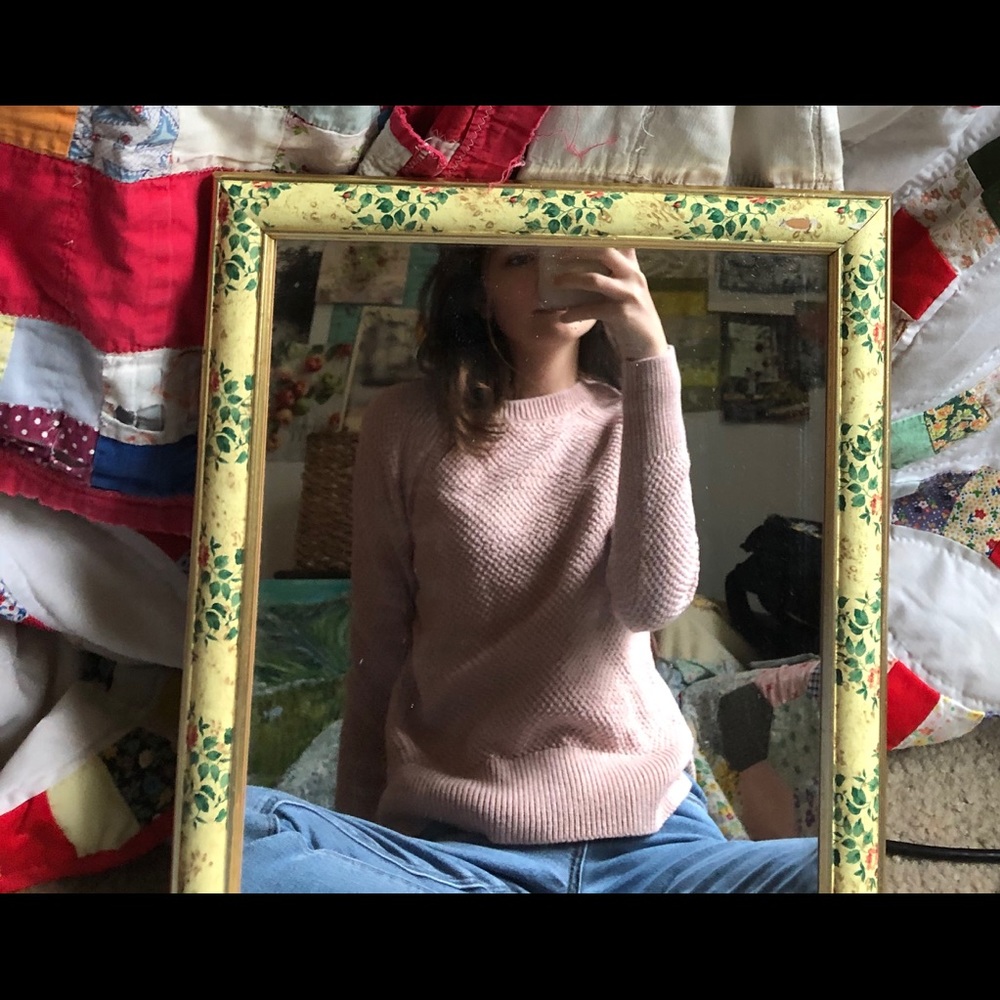 Light pink knit sweater